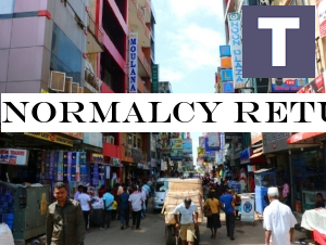 Normalcy returning to public life in the country