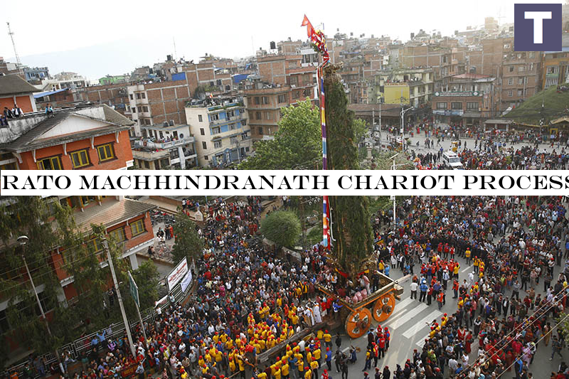 Rato Machhindranath chariot procession starts nowadays