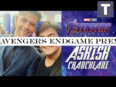 Avengers Endgame Premiere With Ashish Chanchlani