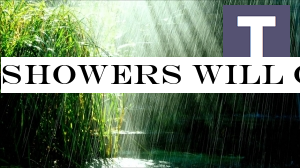 Showers will occur some places