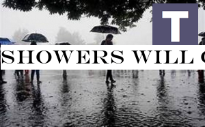 Showers will occur at several places