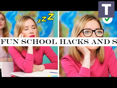 FUN SCHOOL HACKS AND SCHOOL SUPPLIES IDEAS || DIY School Hacks by 123 GO!
