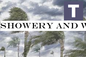 Showery and windy conditions to continue today