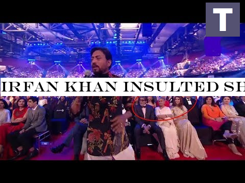 Irfan Khan Insulted Shahrukh Khan in Filmfare awards HD