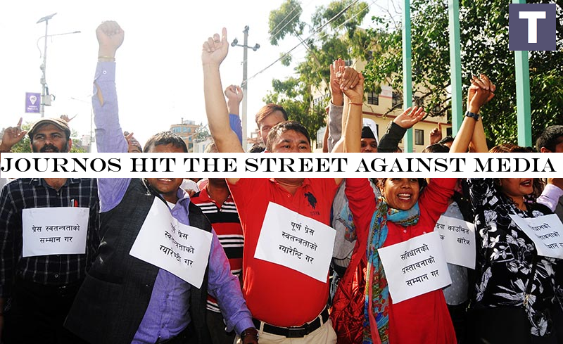 Journos hit the street against Media Council Bill