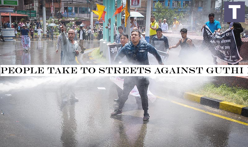 People take to streets against Guthi Bill