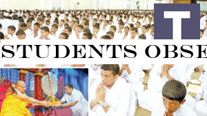 Students observe Sil at Temple Trees