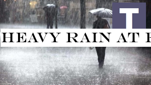 Heavy rain at five provinces