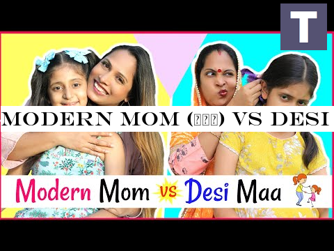 Modern Mom (मोम) vs Desi Maa (माँ) . | #MyMissAnand #Sketch #Roleplay #ShrutiArjunAnand