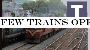 Few trains operate inspite of strike