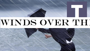 Winds over the island and showers in the south-west