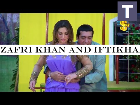 Zafri Khan and Iftikhar Thakur With Khushboo Stage Drama Full Comedy Clip 2019