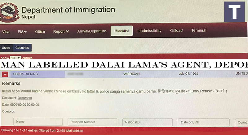 Man labelled Dalai Lamaagent, deported to US