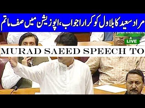 Murad Saeed Speech Today | 24 June 2019 | Dunya News
