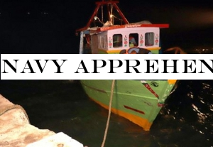 Navy apprehends 04 Indians for poaching Sri Lankan waters