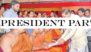 President participates special donation day at Polonnaruwa