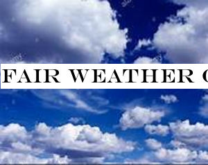 Fair weather continues over the island