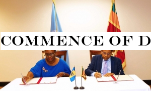 COMMENCE OF DIPLOMATIC RELATIONS WITH BARBADOS