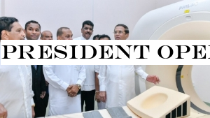 President open new hospital in Hambantota