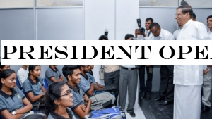 President opens Smart Sri Lanka Monaragala District Office