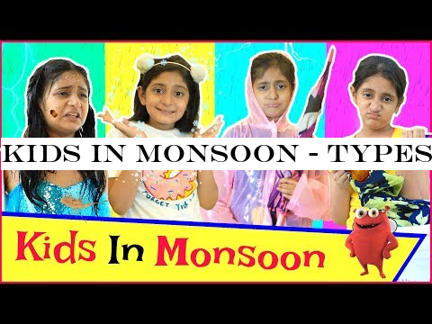 KIDS In Monsoon - Types of Kids..| #Freetoy #SoulfullRagiBites #Fun #Sketch #Roleplay #MyMissAnand