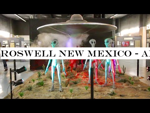 Roswell New Mexico - Alien Extraterrestrial Overload ! UFO Museum -Area 51 / Space Age McDonalds