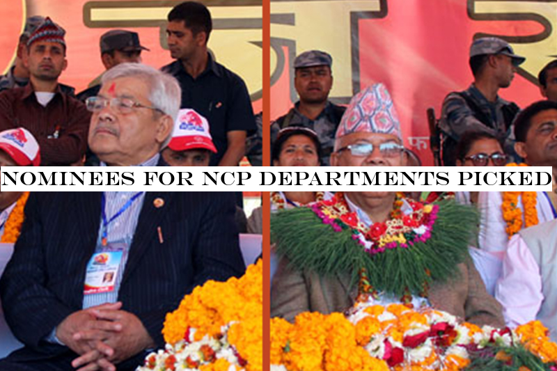 Nominees for NCP departments picked