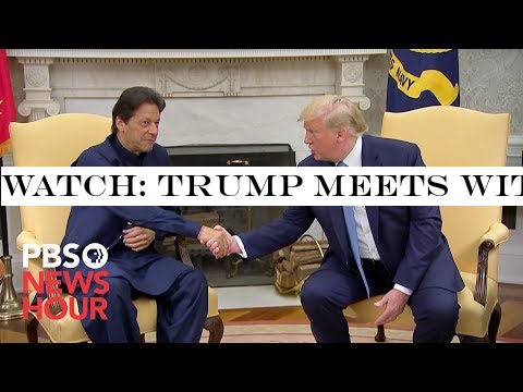 WATCH: Trump meets with Pakistani prime minister Imran Khan