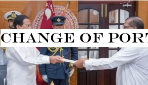 Change of portfolios of two Ministries
