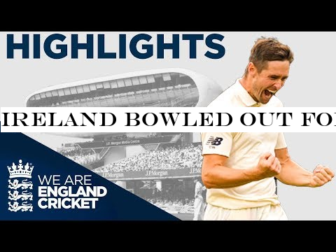 Ireland Bowled Out For 38 | England v Ireland Specsavers Test Day 3 - Highlights