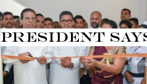 President says he is not alone in the battle against the drug menac