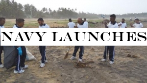 Navy launches another beach clean-up campaign in Southern Naval Command