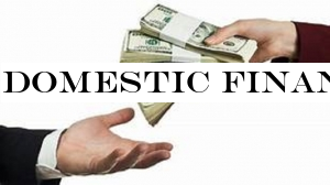 Domestic financing up 2.2% of estimated GDP