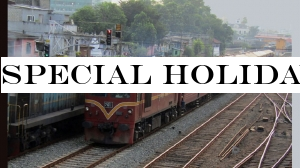 Special holiday train services from tomorrow
