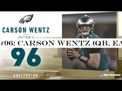 #96: Carson Wentz (QB, Eagles) | Top 100 Players of 2019 | NFL