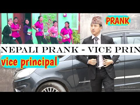 nepali prank - vice principal || funny/comedy prank || epic reaction || alish rai ||