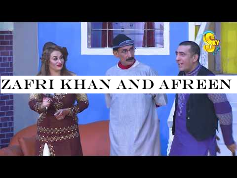 Zafri Khan and Afreen Khan with Iftikhar Thakur Drama Mastiyan Full Comedy Clip 2019