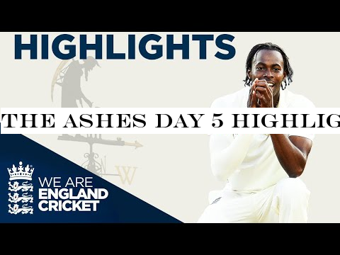 The Ashes Day 5 Highlights | Second Specsavers Ashes Test 2019