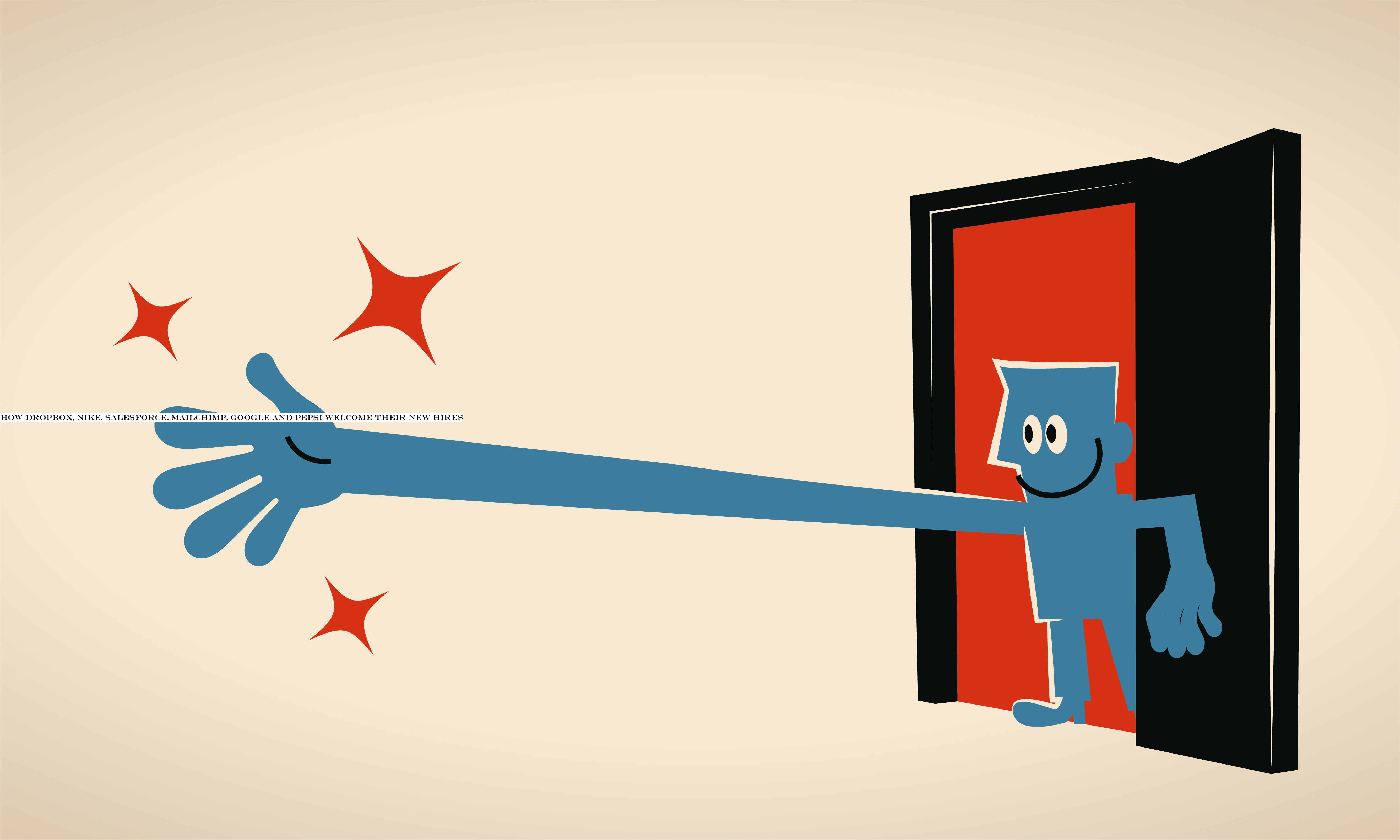 How Dropbox, Nike, Salesforce, MailChimp, Google and Pepsi welcome their new hires