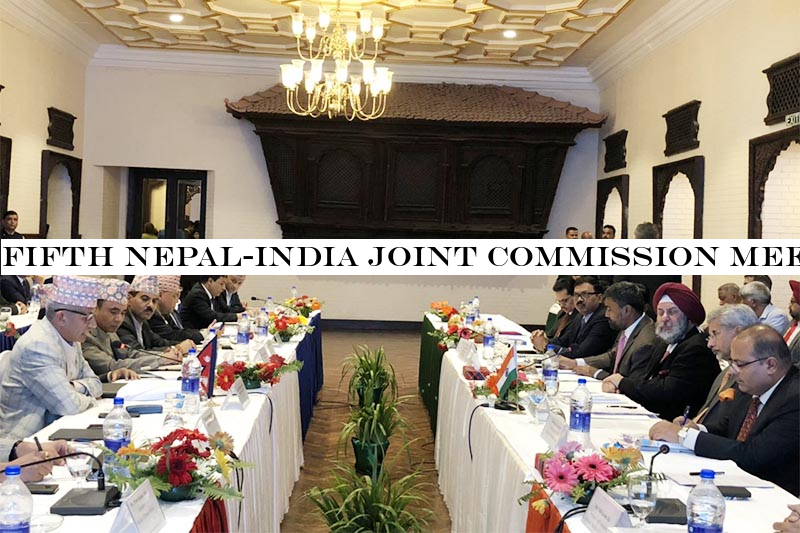 Fifth Nepal-India Joint Commission meet concludes