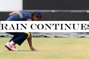 Rain continues to dominate Test & Sri Lanka slide to 144/6