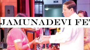 Jamunadevi feted for empowering conflict-affected women
