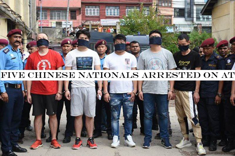 Five Chinese nationals arrested on ATM theft charge