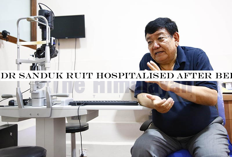 Dr Sanduk Ruit hospitalised after being diagnosed with dengue