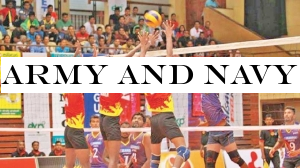 Army and Navy volleyball champions