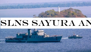 SLNS Sayura and Nandimithra returned to the Trinco port from successful tour