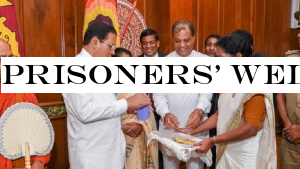 Prisoners& Welfare Associationfirst flag pinned on President