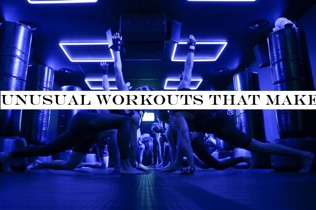 Unusual workouts that make exercise fun - including one odd celebrity favourite