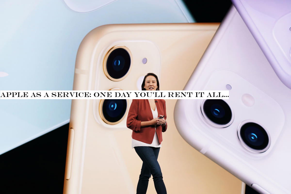 Apple as a service: One day you'll rent it all
