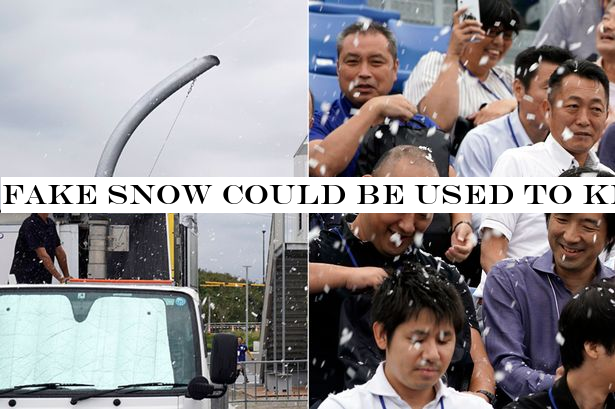 Fake snow could be used to keep spectators cool at Tokyo 2020 Olympics
